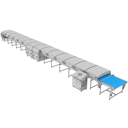 túnel de enfriamiento