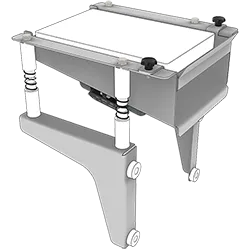 Accesorio de mesa vibratoria para moldes para temperadoras de chocolate
